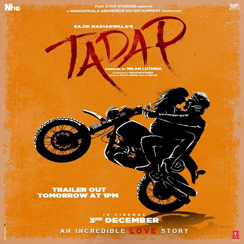 Check Out “Tadap” Movie All Songs