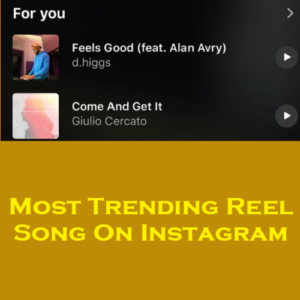 Most Trending Song On Instagram Reels In August 2023 - India