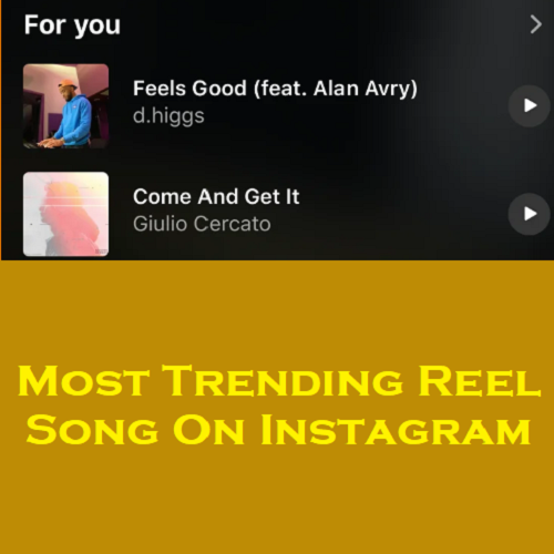 Most Trending Song On Instagram Reels In August 2023 – India